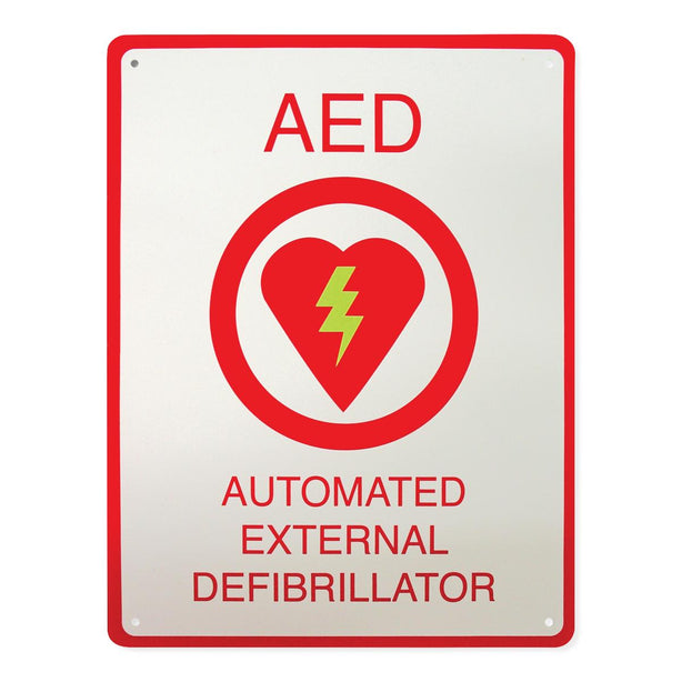 Zoll AED Wall Sign, 8.5" x 11", Accessories for Defibrillators - 8000-0825 - 1 Each