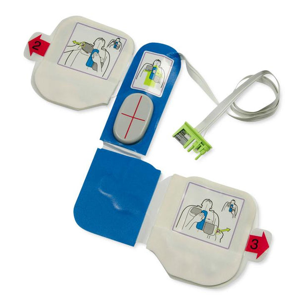 Zoll CPR-D-Padz 1-Piece Electrode Pad with Compression Depth and Rate Sensors, MEDICAL AED Plus Pro Defibrillator Pads/Electrodes - 8900-0800-01 - 1 Each