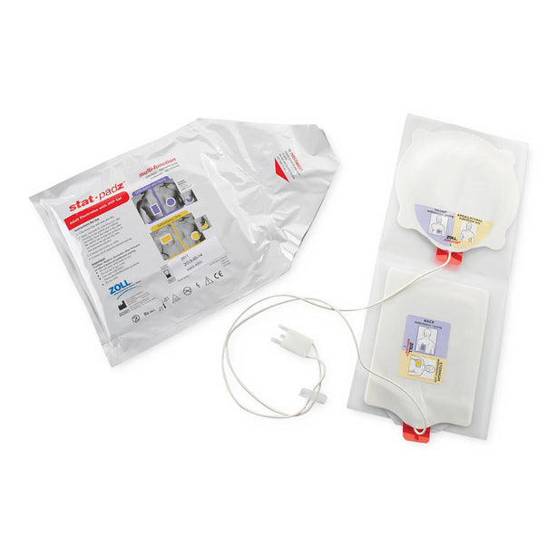 Zoll Stat Padz Multifunction Electrode, 6 per Case, MEDICAL AED Plus and Pro Defibrillator Pads/Electrodes - 8900-4003 - 12 Each