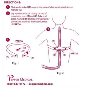 PEPPER MEDICAL INC VCS Vent Circuit Stabilizer 701VCS 5 Each - MDL-ZPP701VCS